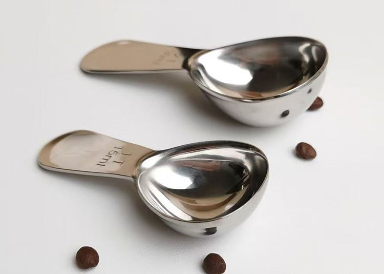 Stainless Steel Coffee Scoop Measuring Coffee Scoop - Silver, 2Tbsp/30ml